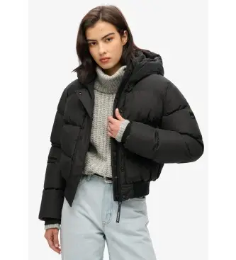 per donna W5011723A Giubbotto bomber sportivo nero (S), Casual, Polister riciclato, Sostenibile