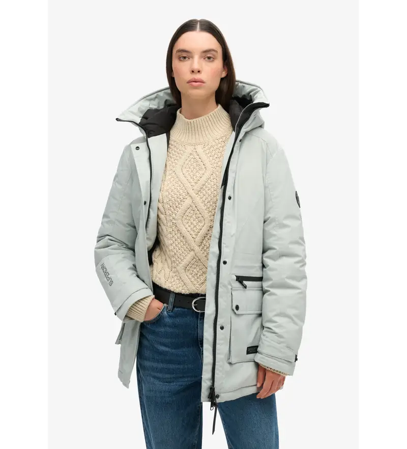 Superdry Parka Donna Grigio 4047141