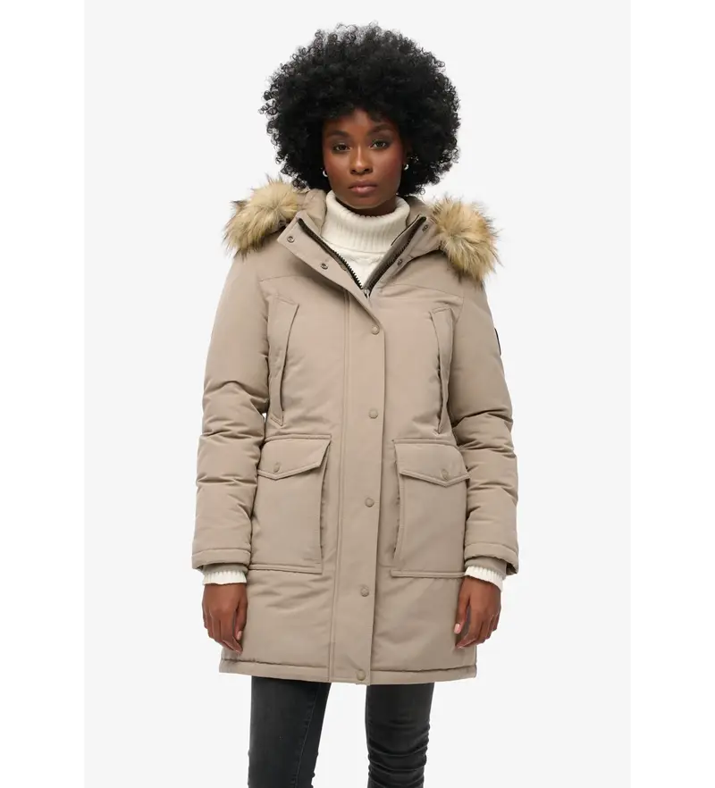 Superdry Parka Donna Beige 4035000