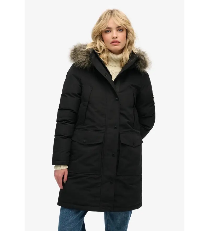 Superdry Parka Donna Nero 4055221