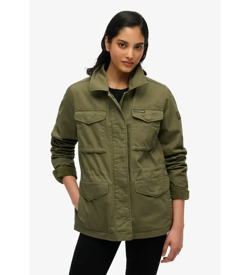 per donna. W5011862A Giacca militare verde M65 (XXS), Casual, Cotone