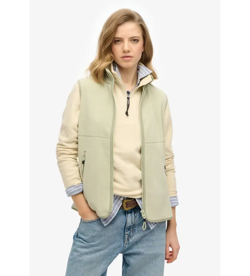 Superdry Gilet Donna Verde 4129926