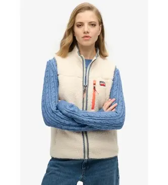 per donna W5011914A Gilet da esterno bianco sporco (XL), Casual, Poliestere