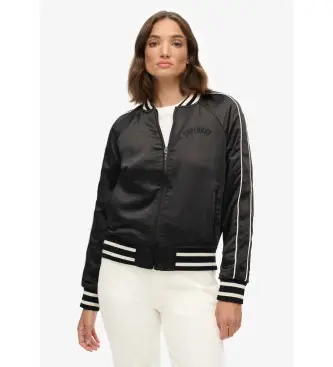 per donna W5011953A Bomber Suikajan ricamato nero (L), Casual, Poliestere