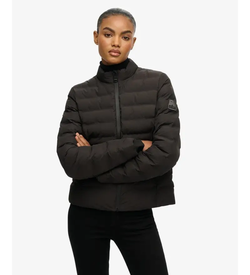 per donna W5011980A Giacca nera City Fuji (L), Nero, Casual, Polister riciclato, Sostenibile