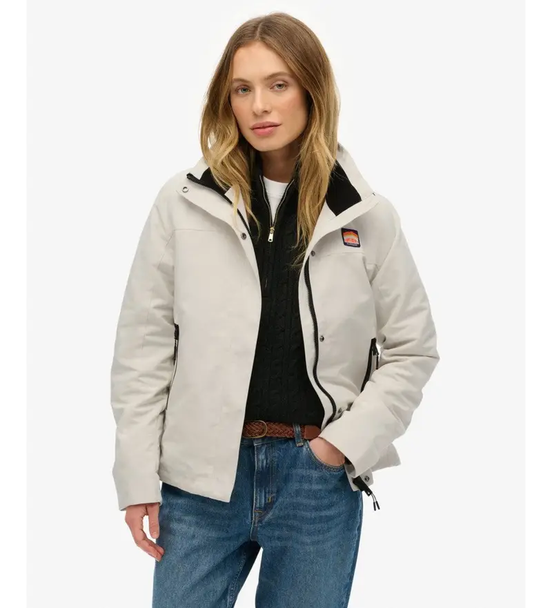 per donna W5011987A Giacca Shell bianco sporco (XS), Casual, Poliestere