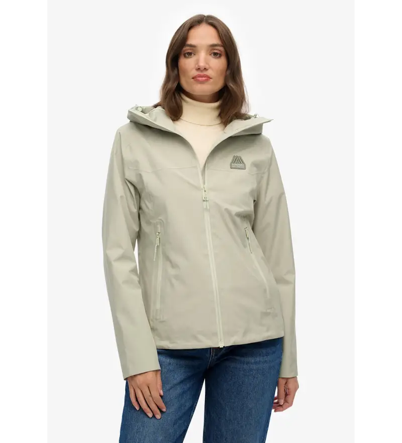 per donna. W5011988A Giacca impermeabile verde N4X (M), Casual, Poliestere