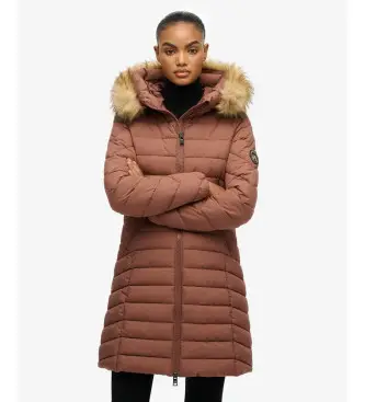 per donna W5011999A Mantello Fuji marrone (XS), Casual, Polister riciclato, Sostenibile