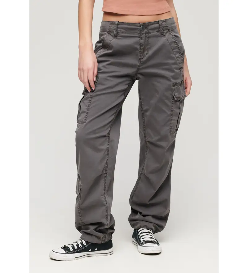 Superdry Pantaloni cargo Donna Grigio 4047147