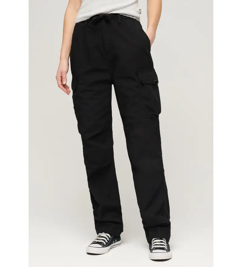 Superdry Pantaloni cargo Donna Nero 4054624