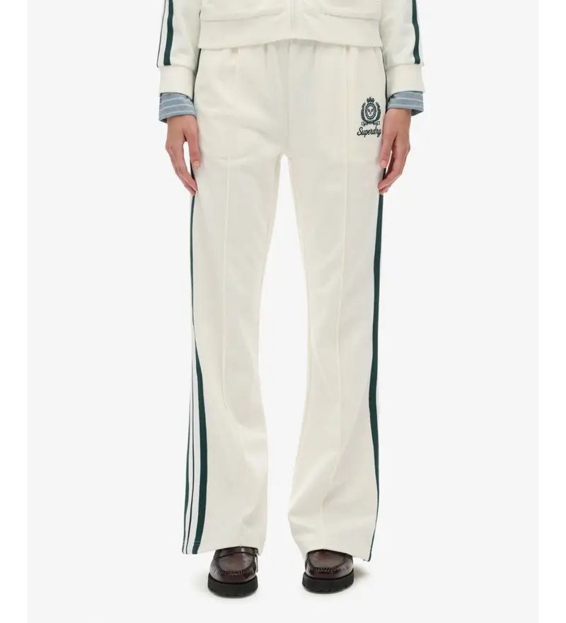 per donna W7011220A Pantaloni Country Club Track color bianco sporco (XS), Casual, Poliestere