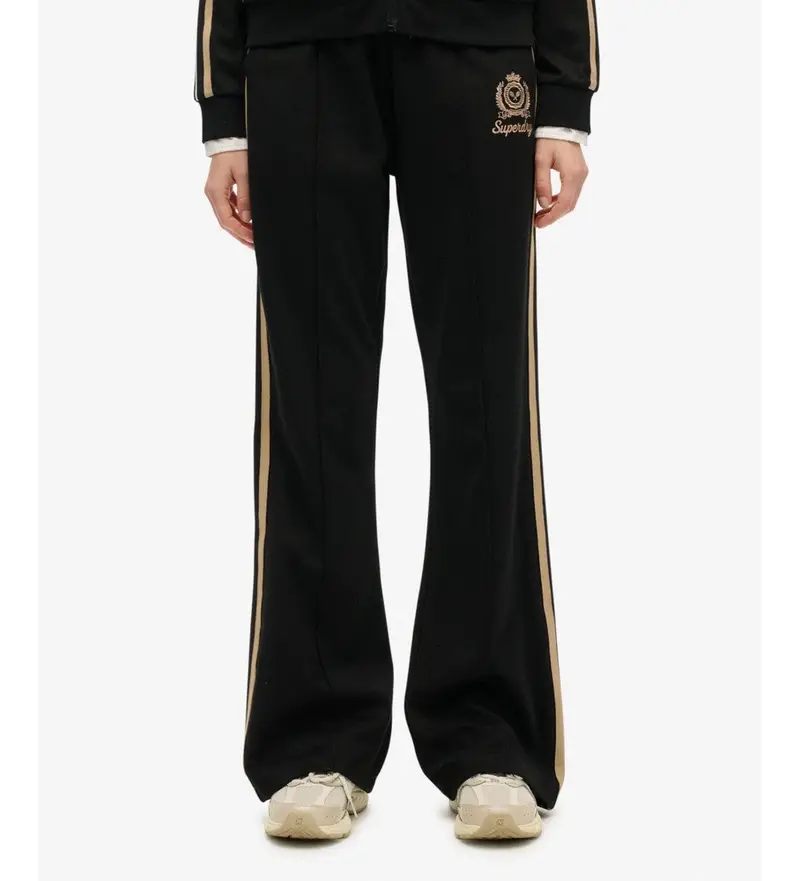 per donna W7011220A Pantaloni da tuta neri Country Club (XL), Nero, Casual, Cotone