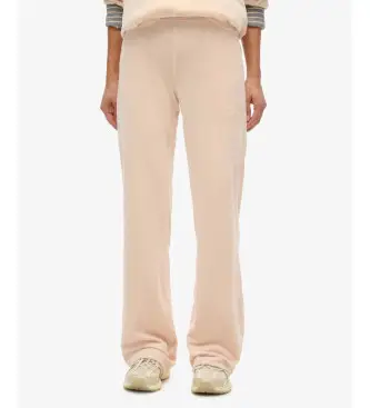 per donna W7011223A Pantaloni jogger Country Club in velluto rosa (XL), Casual, Poliestere