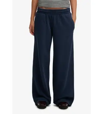 per donna W7011286A Pantaloni blu navy con logo Essential (XL), Casual, Cotone