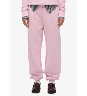 per donna W7011316A Pantaloni jogger rosa essenziali (XL), Casual, Cotone