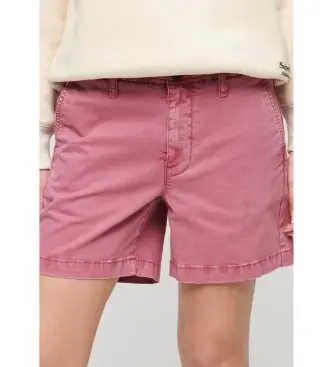 per donna W7110422A Classici pantaloncini cinesi rosa (S), Casual, Cotone