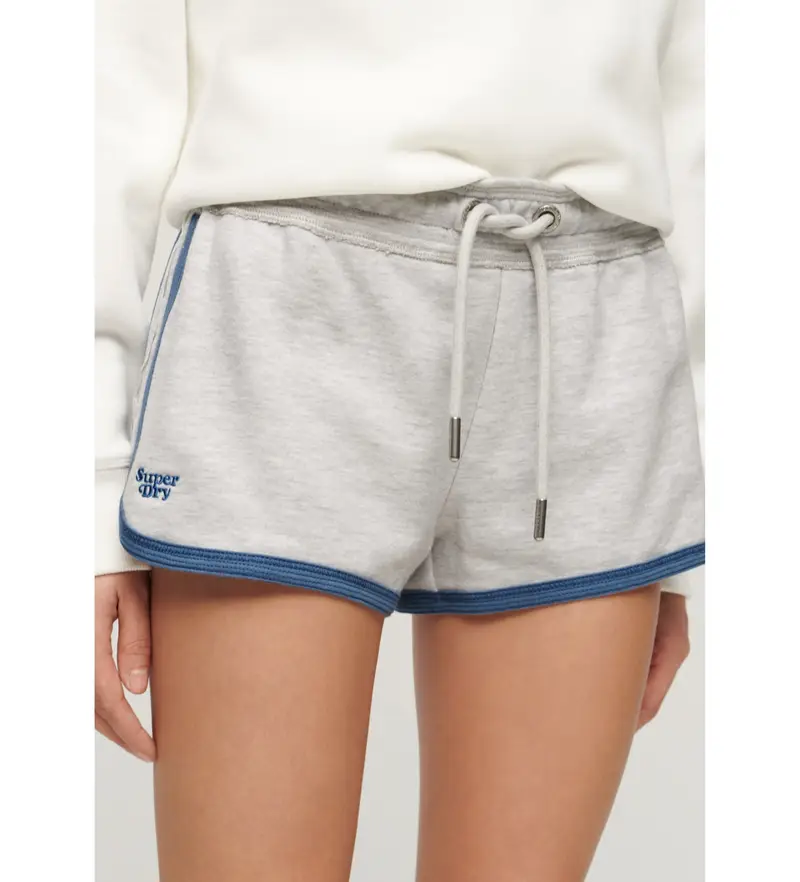 per donna W7110426A Pantaloncini da corsa con logo grigio (M), Casual, Cotone