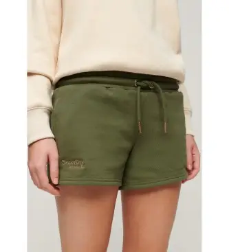 per donna W7110427A Pantaloncini verdi con logo Essential (S), Casual, Verde, Cotone