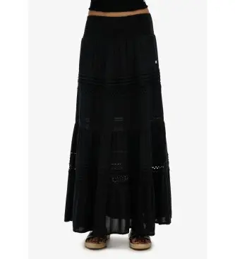 per donna W7210351A Gonna nera Ibiza (XS), Nero, Casual, Viscosa