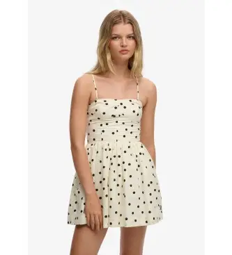 per donna W8011971A Abito canotta beige (L), Casual, Cotone, Senza maniche / cinghie