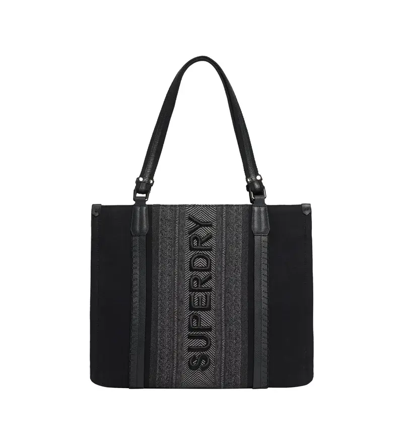 per donna. W9110401A Borsa tote in rafia Black City (OSFA), Nero, Casual, Carta Pelle