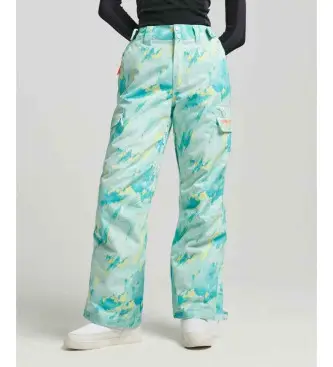 per donna WS110156A Pantaloni da sci blu Ultimate Rescue (S), Casual, Sportivo, Neve, Polister riciclato, Sostenibile