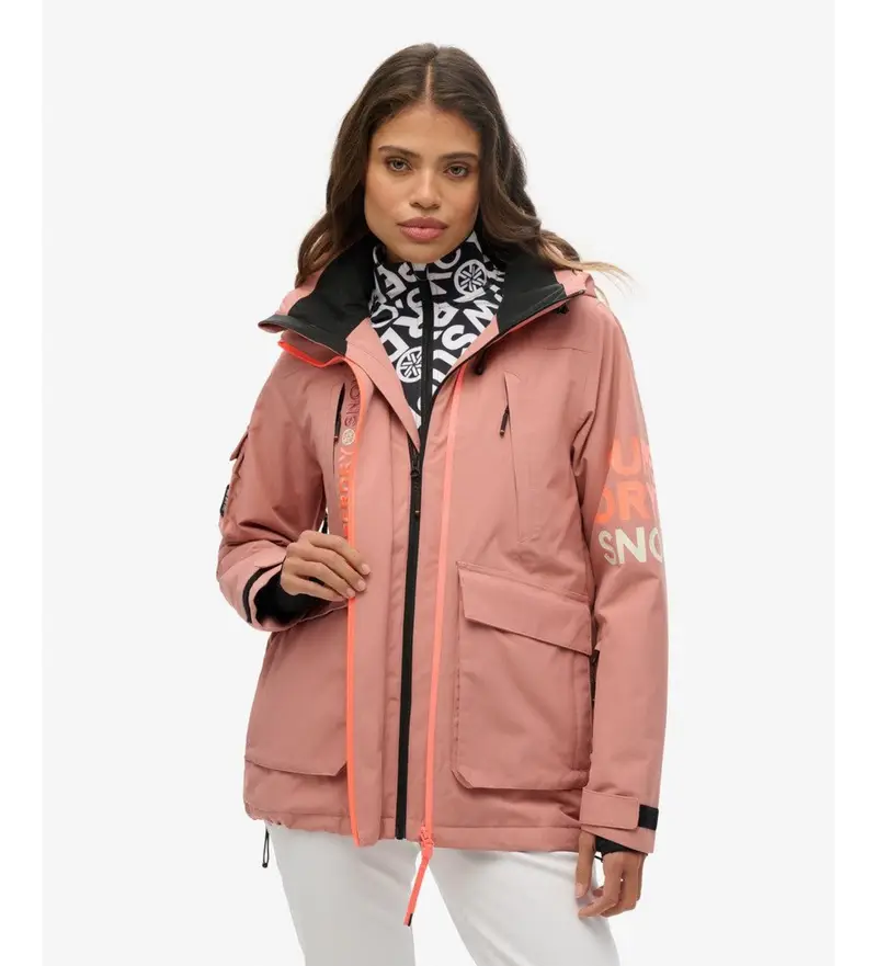 per donna. WS110165A Giacca da sci Ultimate Rescue rosa (S), Casual, Polister riciclato, Sostenibile