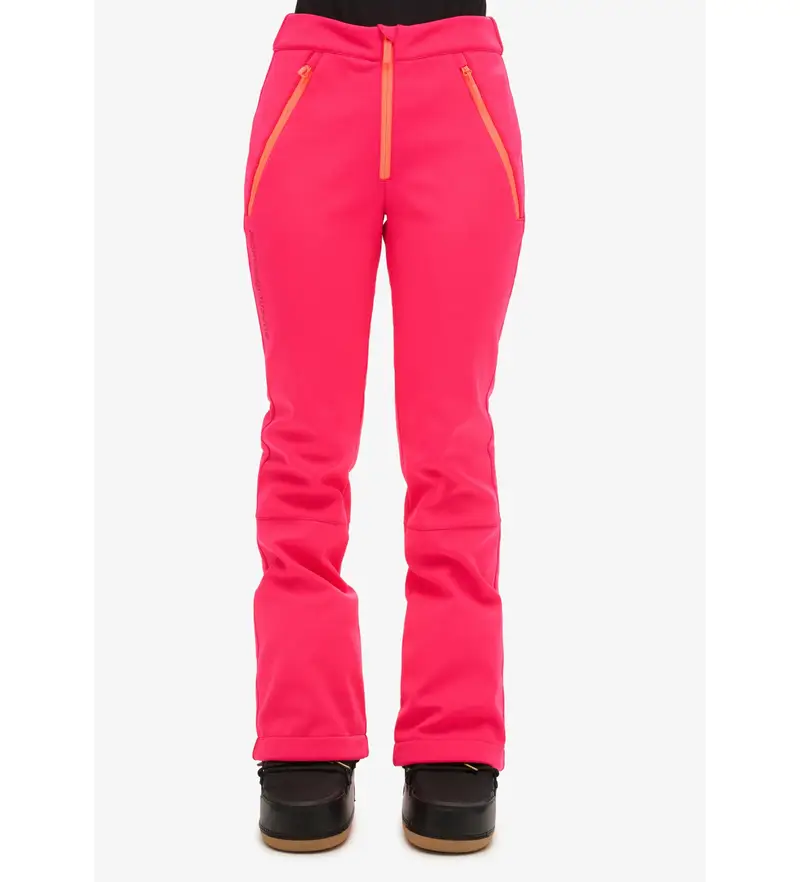per donna. WS110171A Pantaloni da sci aderenti in softshell rosa (10 UK = S), Sportivo, Poliamide, Neve