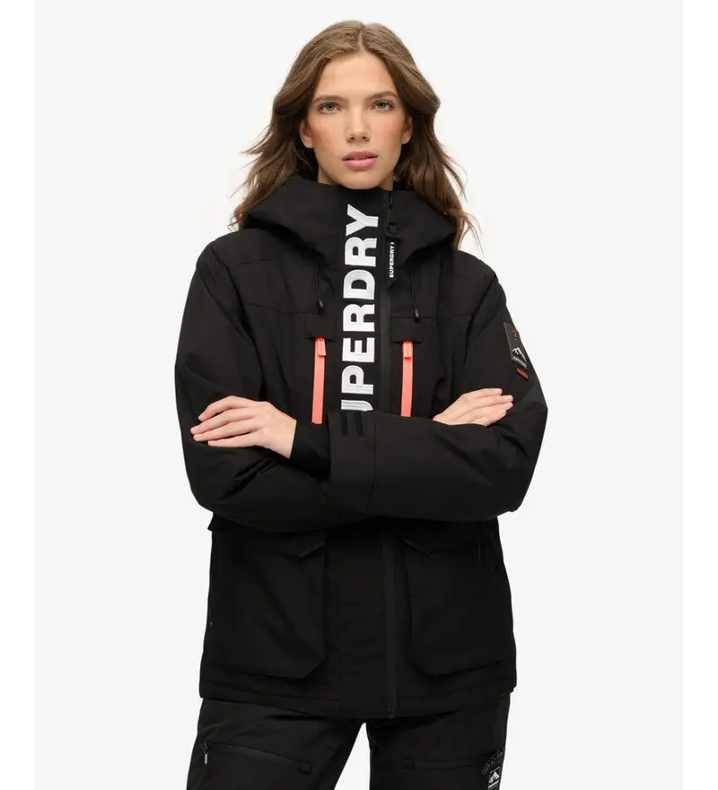 per donna WS110181A Giacca da sci Ultimate Freestyle, nera (L), Nero, Casual, Sportivo, Poliestere, Neve