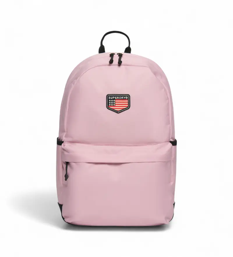 per donna. Y9110273A Zaino classico rosa con toppa Montana (OSFA), Casual, Poliestere