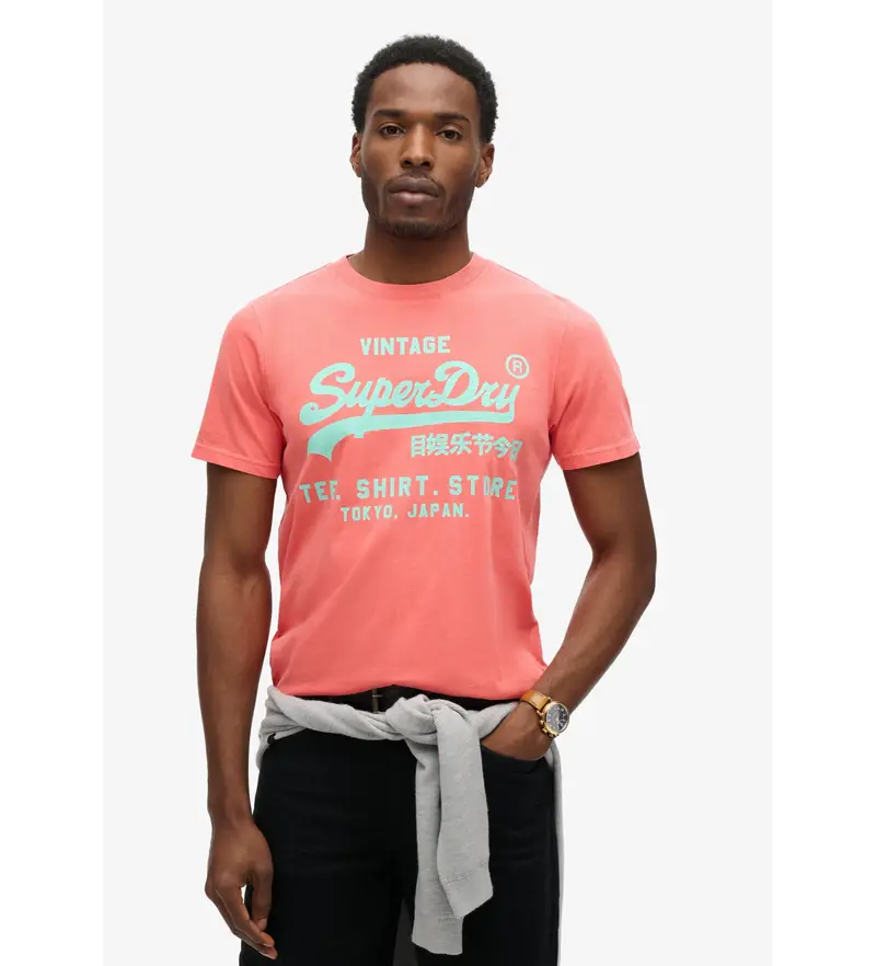 Superdry T-shirt Uomo Corallo 4129377