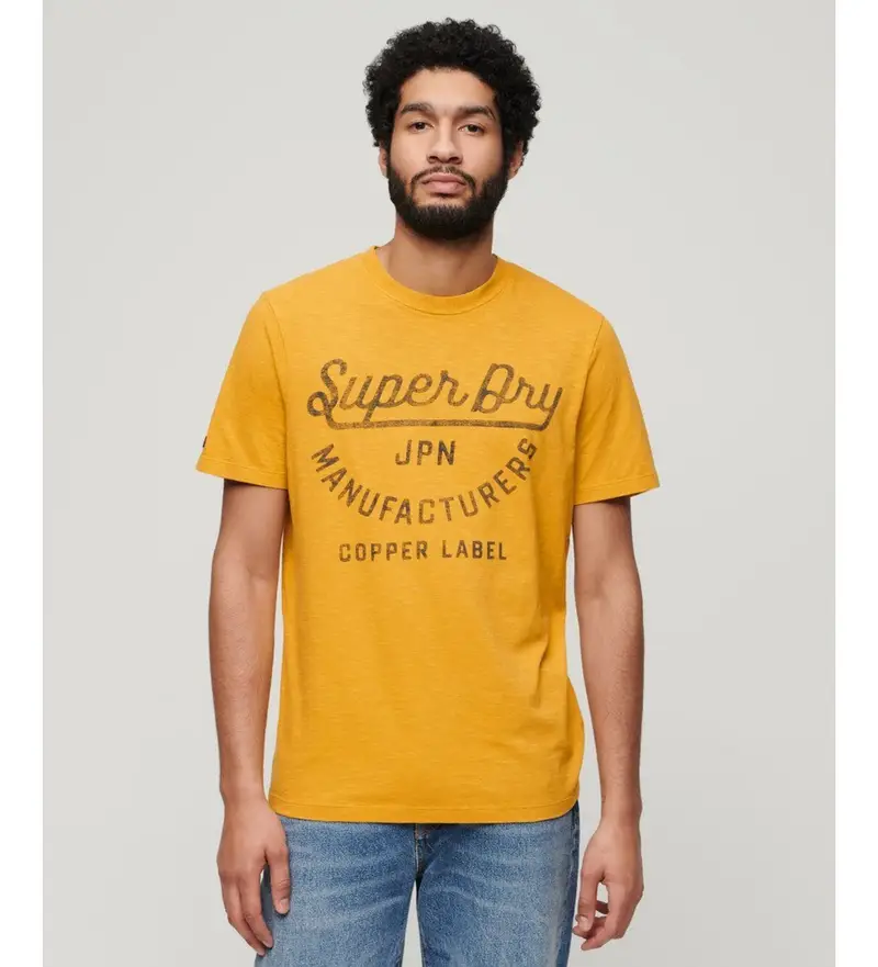 Superdry T-shirt Uomo Giallo 4046582