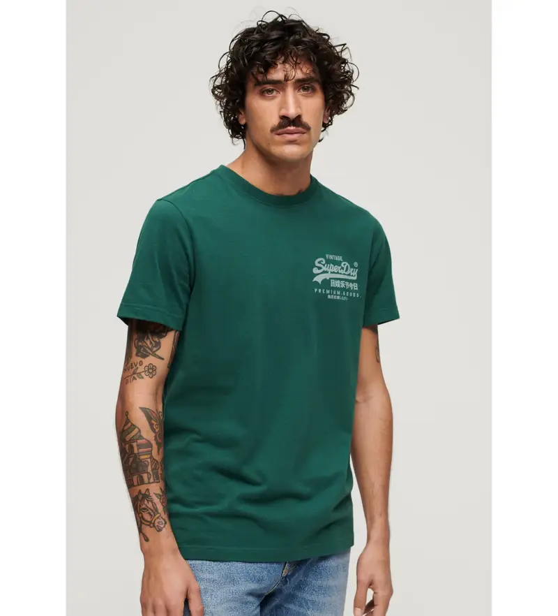 Superdry T-shirt Uomo Verde 2682219
