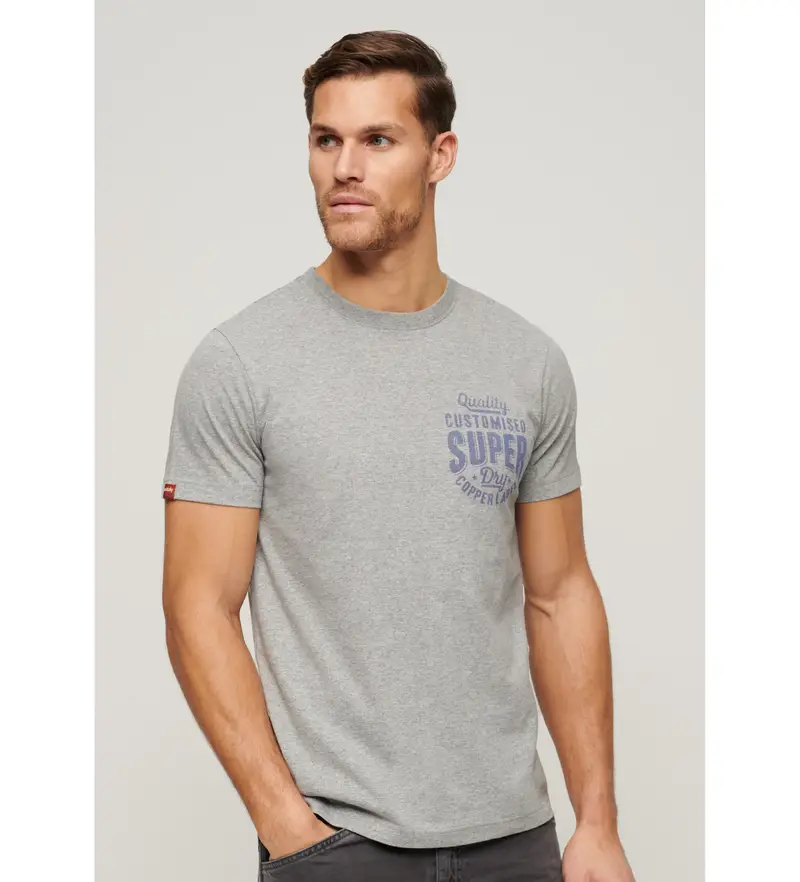 Superdry T-shirt Uomo Grigio 4129390