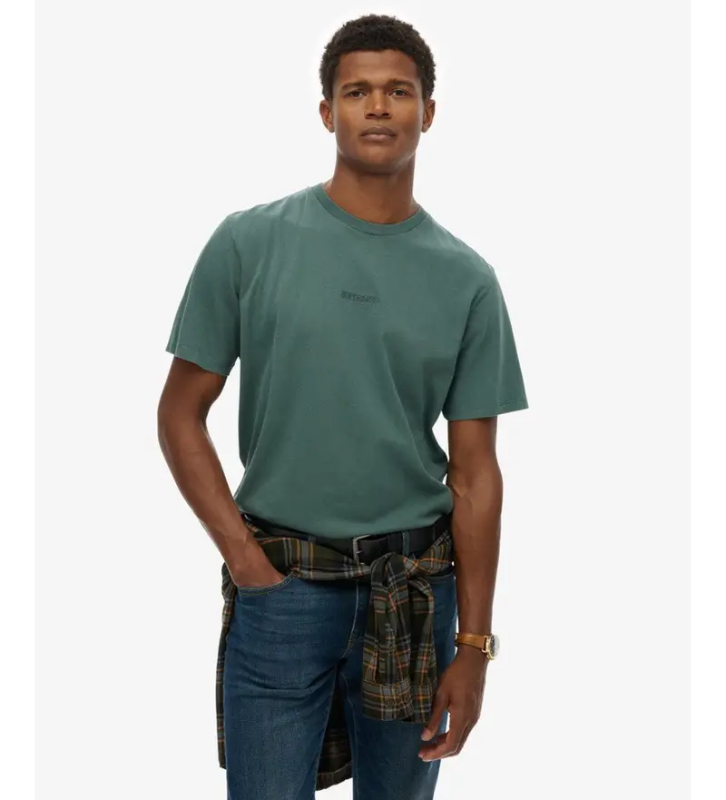 Superdry T-shirt Uomo Verde 3800123