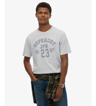 per uomo M1012176A Maglietta grigia Athletic Essential (3XL), Casual, Grigio, Cotone, Manica corta