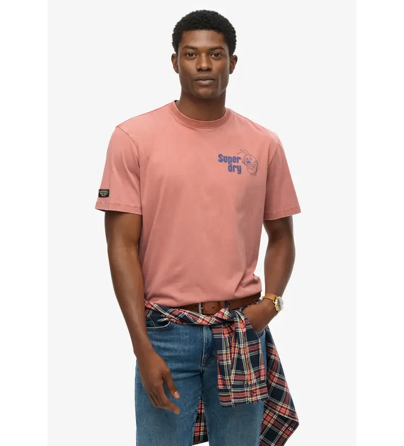 per uomo. M1012263A Maglietta rosa Trade Tools (S), Casual, Cotone, Manica corta