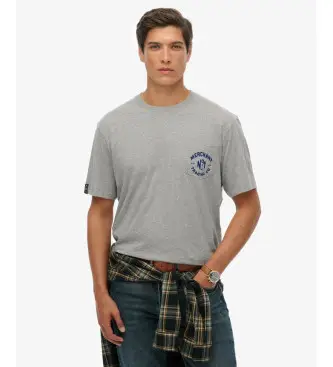 per uomo M1012288A Maglietta grafica Gray Merchant (XXL), Casual, Grigio, Cotone, Manica corta