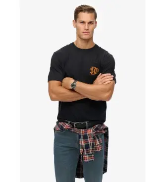 per uomo M1012288A Maglietta grafica Navy Merchant (XL), Casual, Cotone, Manica corta