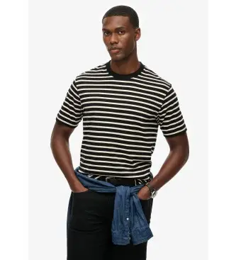 per uomo M1012290A Maglietta nera Merchant (XL), Nero, Casual, Cotone, Manica corta