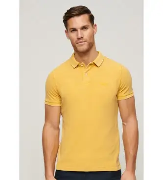 per uomo M1110345A Polo Vint Destroy gialla (XXL), Casual, Giallo, Cotone, Manica corta
