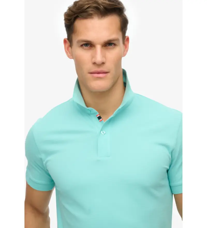 Superdry Polo Uomo Turchese 2681495