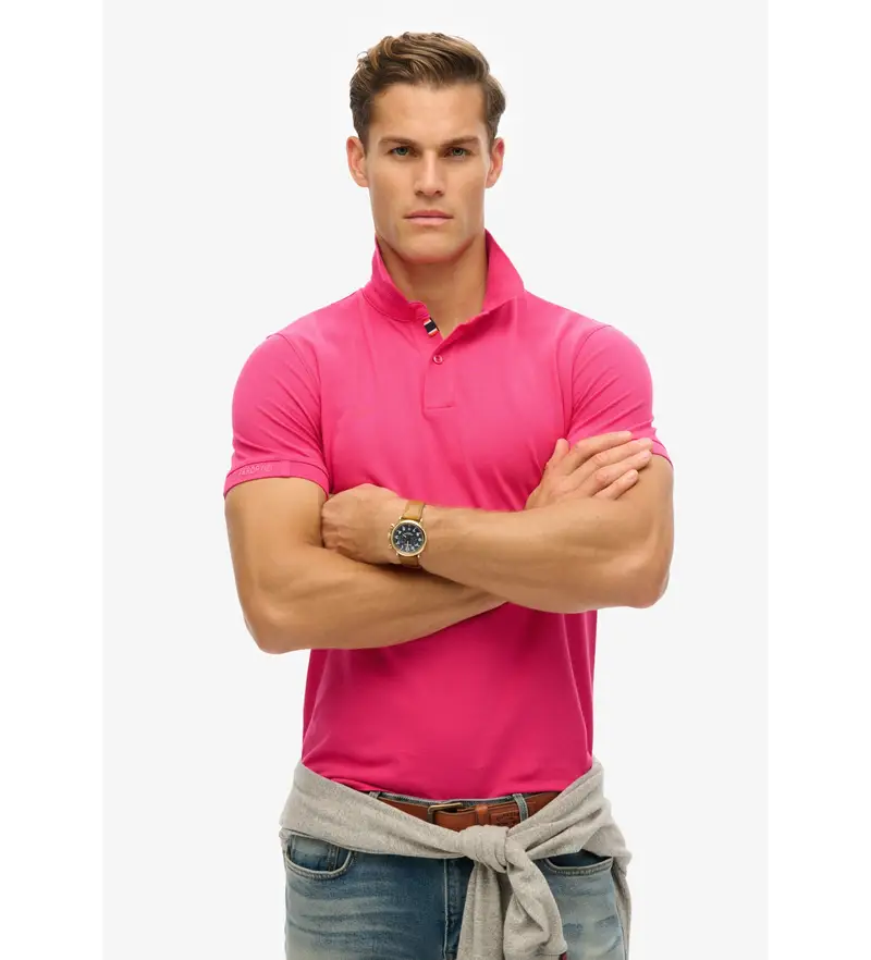 Superdry Polo Uomo Rosa 2678039