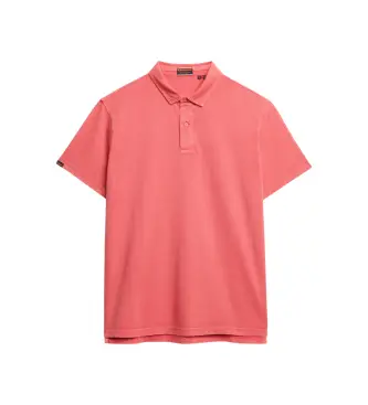 per uomo M1110440A Polo essenziale in maglia rossa (S), Rosso, Casual, Cotone, Manica corta
