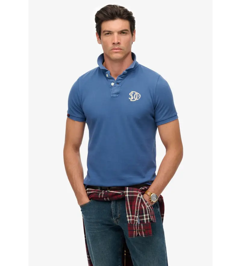 Superdry Polo Uomo Blu 4129329