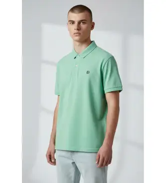 per uomo M1110451A Polo Vintage Destroy verde (XXL), Casual, Cotone, Manica corta