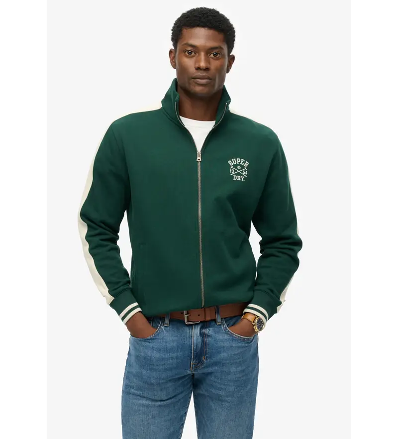 per uomo. M2014282A Giacca da tuta verde dell' Athletic Club (M), Casual, Cotone