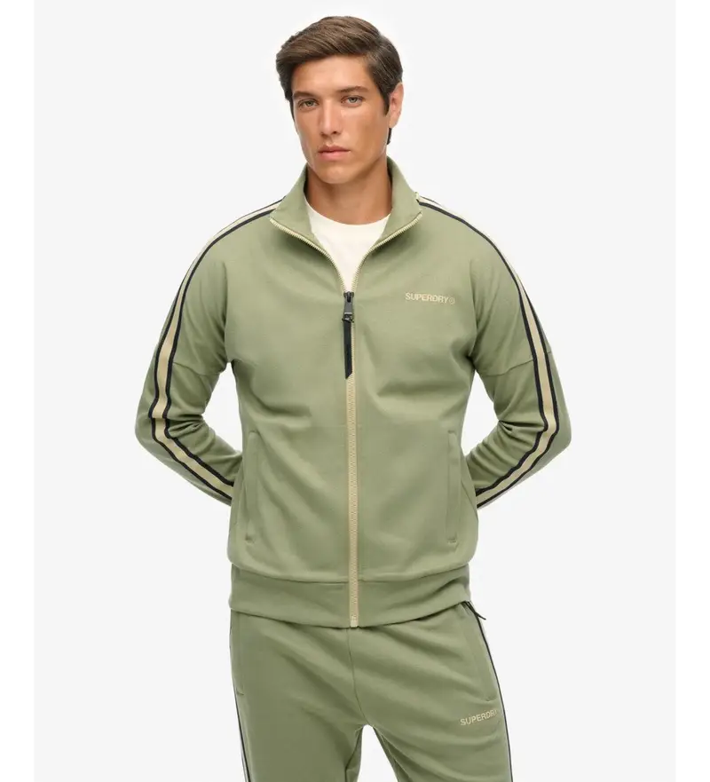 per uomo. M2014312A Giacca sportiva Tech Cult Loose verde (M), Casual, Cotone