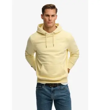per uomo M2014404A Felpa gialla con logo Essential (L), Casual, Giallo, Cotone