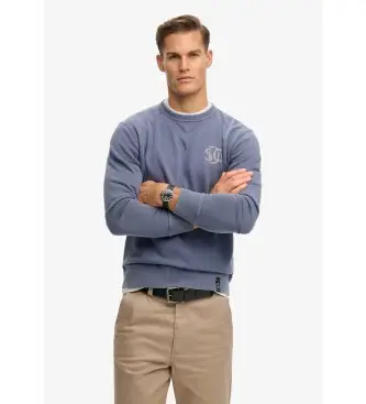 per uomo M2014491A Felpa Blue Merchant (L), Casual, Cotone Blu